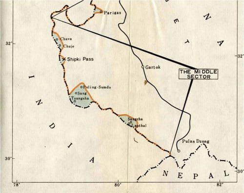 Chinese Claims in a Letter from&nbsp;Zhou Enlai, December 1962