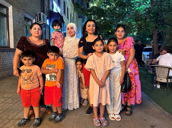 Uzbek Americans visiting their native, Samarkand, 2024. | Navbahor Imamova X.