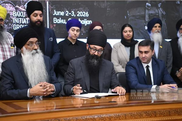 Dabinderjit Singh Sidhu (Left), Moninder Singh (Centre) and Abbas Abbasov (Right)
