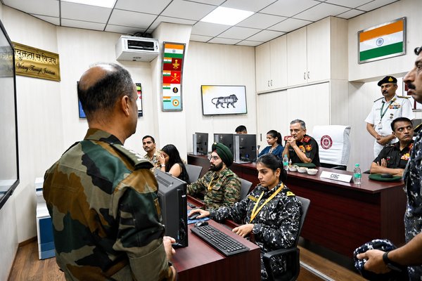 Ex-CDS General Anil Chauhan at Exercise Cyber Suraksha – 2024
