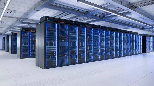 Server infrastructure inside a modern data centre