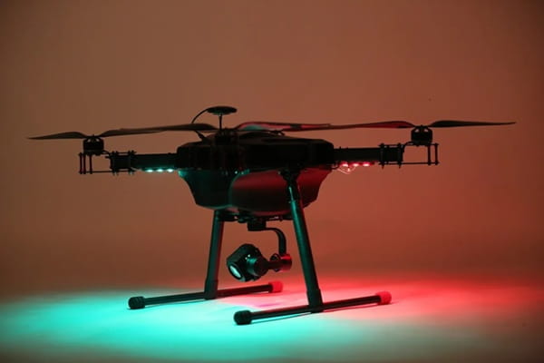 A Garuda Aerospace drone. | Bots and Drones India.