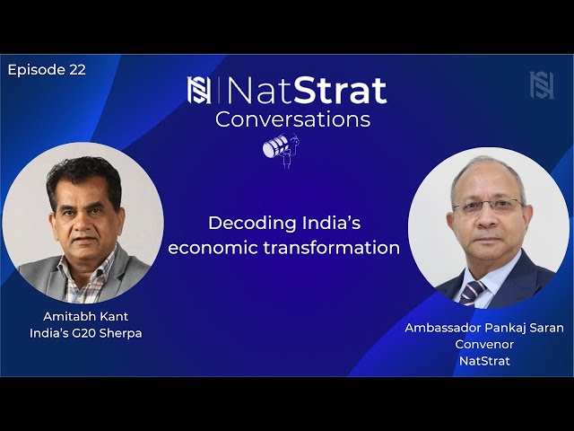 'Decoding India's economic transformation' | NatStrat Conversations (Episode 22) | April 20, 2024